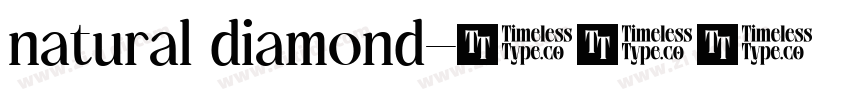 natural diamond字体转换